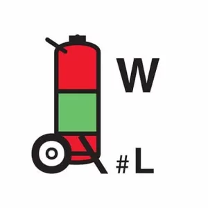 Water wheeled fire extinguisher - IMPA