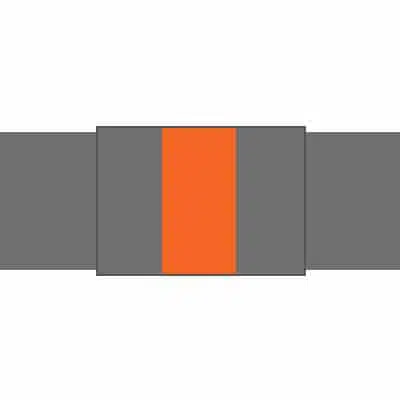ISO 5043 – Compressed air LP (Low Pressure)- Banded Pipe Marker Tape