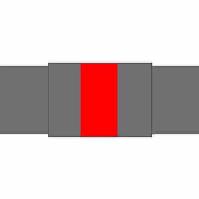 ISO 5045- Compressed air HP (High Pressure)- Banded Pipe Marker Tape