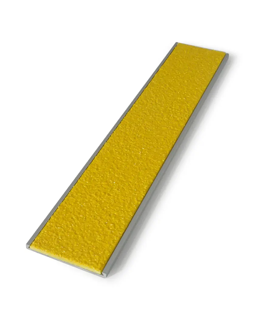 Aluminium Flat Stair Tread- Recessed with silicon carbide insert- ST10