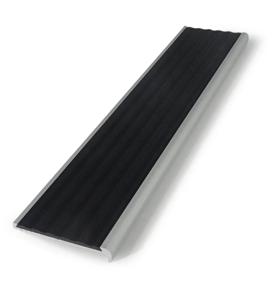 Aluminium stair nosing – Recessed with PVC insert- ST9 - Image 4