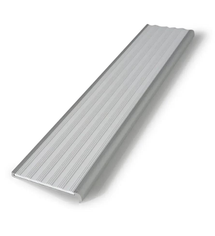 Aluminium stair nosing – Recessed with PVC insert- ST9 - Image 2