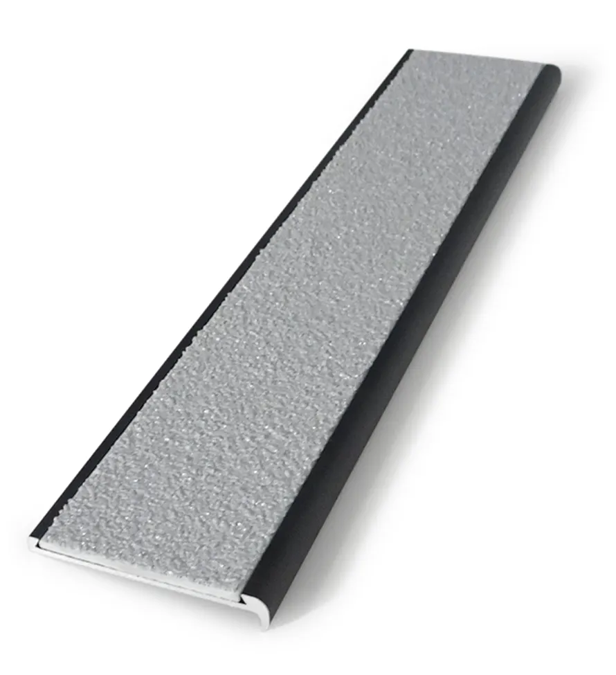 Aluminium stair nosing- Recessed with silicon carbide insert- ST8 - Image 4