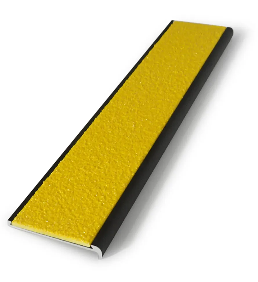 Aluminium stair nosing- Recessed with silicon carbide insert- ST8 - Image 2