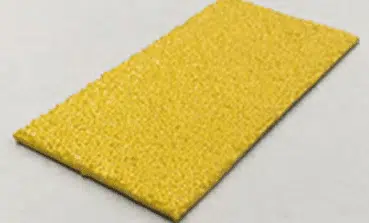 Anti slip safe plate with durable silicon carbide surface