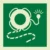 Lifebuoy with line and light IMO Sign