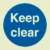 Keep clear (Glow in the dark)
