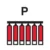 Fixed powder fire extinguishing battery