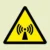 Non-ionising radiation symbol (Glow in the dark) IMO Sign