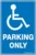 Carpark Disabled Parking Only