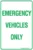 Carpark Emergency Vehicles Only