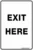 Carpark Exit Here