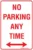 Carpark No Parking Any Time Span Arrow