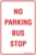 Carpark No Parking Bus Stop