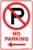 Carpark No Parking P Arrow Left