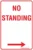 Carpark No Standing Arrow Right