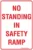 Carpark No Standing In Safety Ramp