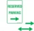 Carpark Reserved Parking Arrow Right