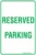 Carpark Reserved Parking