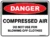 Danger Compressed Air Do Not Use For Blowing Off Clothes