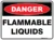 Danger Flammable Liquids