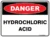 Danger Hydrochloric Acid