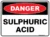 Danger Sulphuric Acid