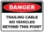 Danger Trailing Cable No Vehicles Beyond This Point