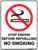 Prohibition Stop Engine Before Refuelling No Smoking